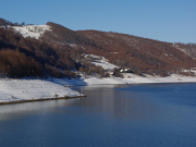 lac de Gazivode Kosovo en hivers (janvier 2012) lac de Gazivode Kosovo