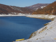 lac de Gazivode Kosovo en hivers (janvier 2012) lac de Gazivode Kosovo