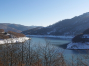 lac de Gazivode Kosovo en hivers (janvier 2012) lac de Gazivode Kosovo