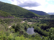 lac de Gazivode Kosovo - vue depuis le barrage lac de Gazivode Kosovo