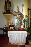 village de Janjevo Kosovo - saint Nicolas, saint patron, de la paroisse village de Janjevo Kosovo