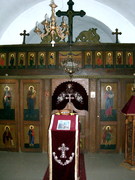 Leposavic Kosovo - intérieur église sainte Petka Leposavic Kosovo