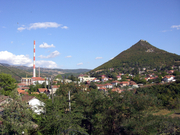 Zvecan vue de la chemine usine Trepca